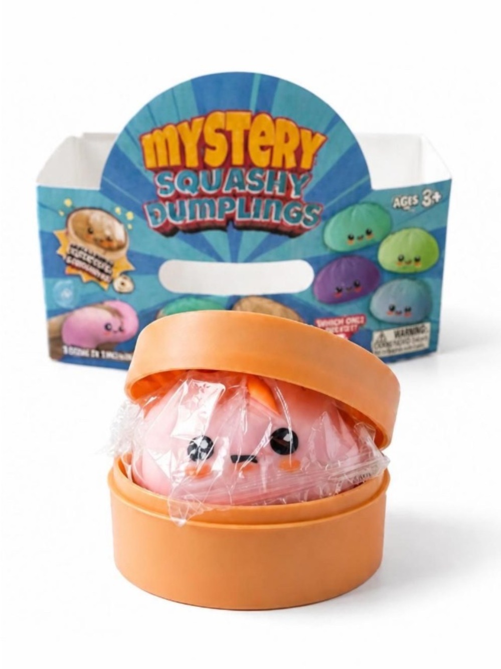Sealed Pink Squashy Dumpling